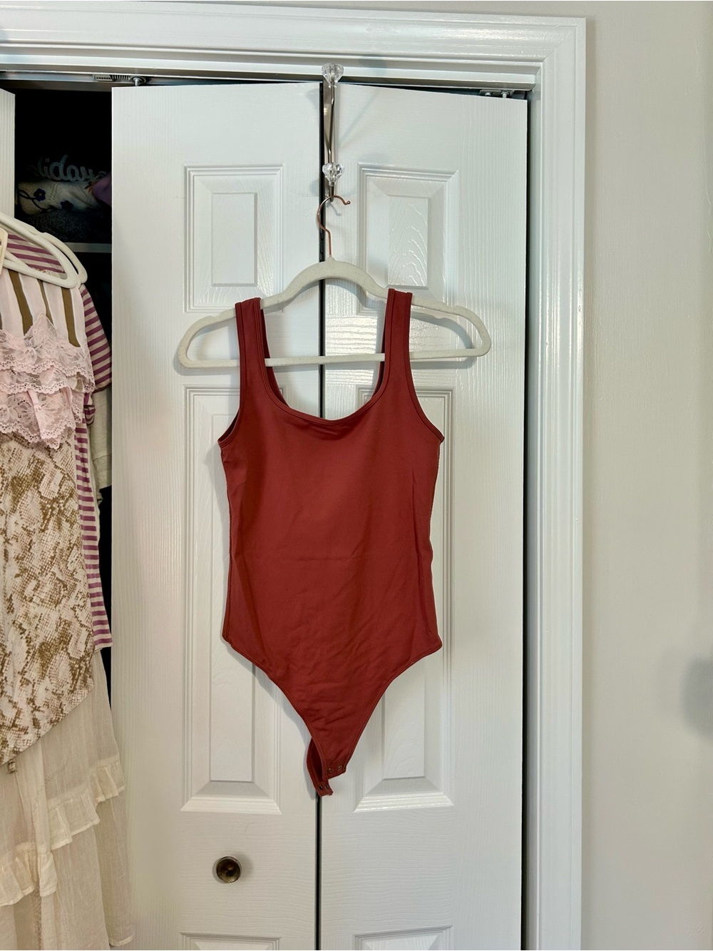 Abercrombie & Fitch Rust Tank Bodysuit